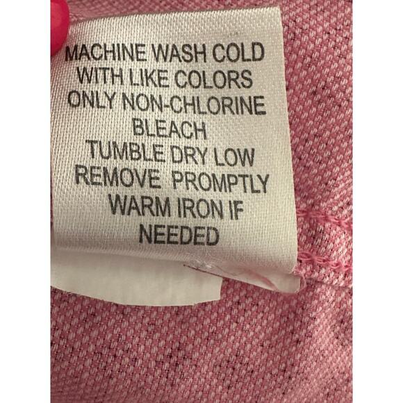 Johnston & Murphy Pink Button-Up Shirt Large Geometric Print 100% Cotton Large - Picture 5 of 5